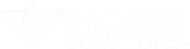 Mesa Solutions's white horizontal logo.