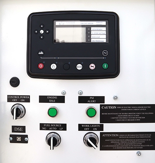 Auto Fuel Switch Panel for Mesa Natural Gas Generator