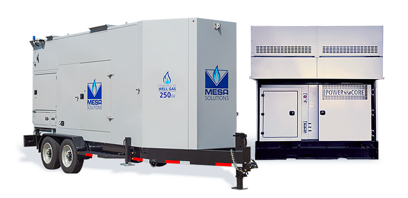 Mesa Solutions 250kW Natural Gas Generator and PowerCore