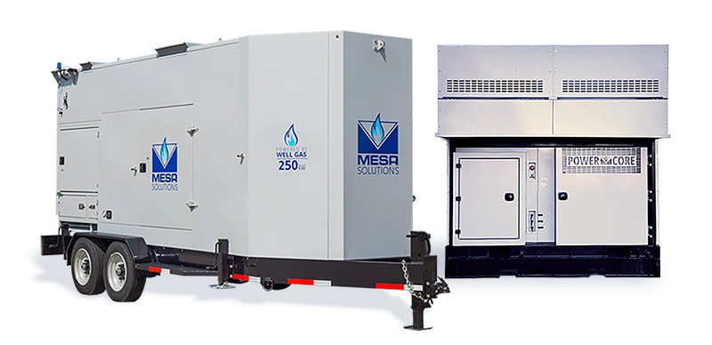 Mesa Solutions 250kW Natural Gas Generator and PowerCore