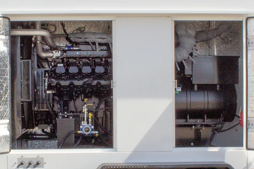 Interior view of Mesa 390kW generator